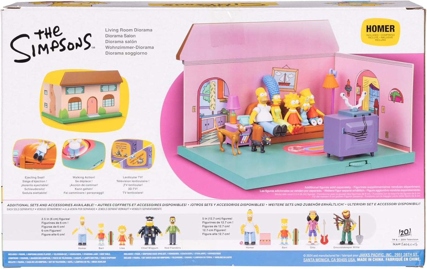Jakks Pacifics Simpson Diorama Sillon - Los Simpsons
