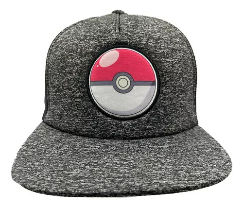 Bioworld Gorra Pokemon Pokebola Gris