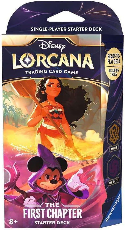 Ravensburger Disney Lorcana TCG: Starter Deck Moana - Mickey Mouse Firts Chapter