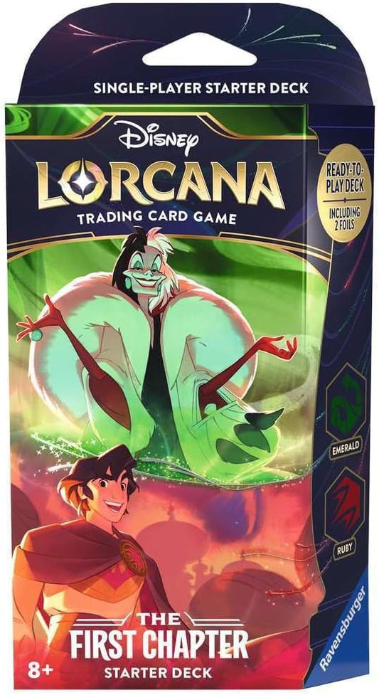 Ravensburger Disney Lorcana TCG: Starter Deck Cruella - Alladin Firts Chapter
