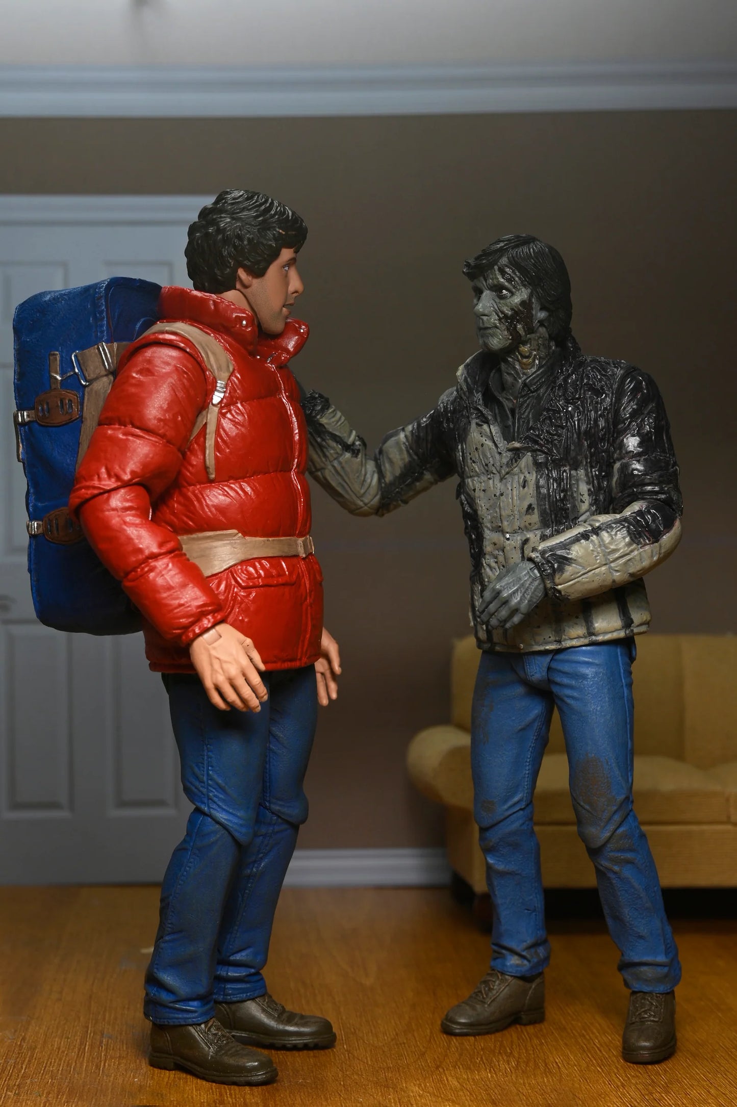 NECA Ultimate Hombre Lobo Americano en Londres -Jack y David
