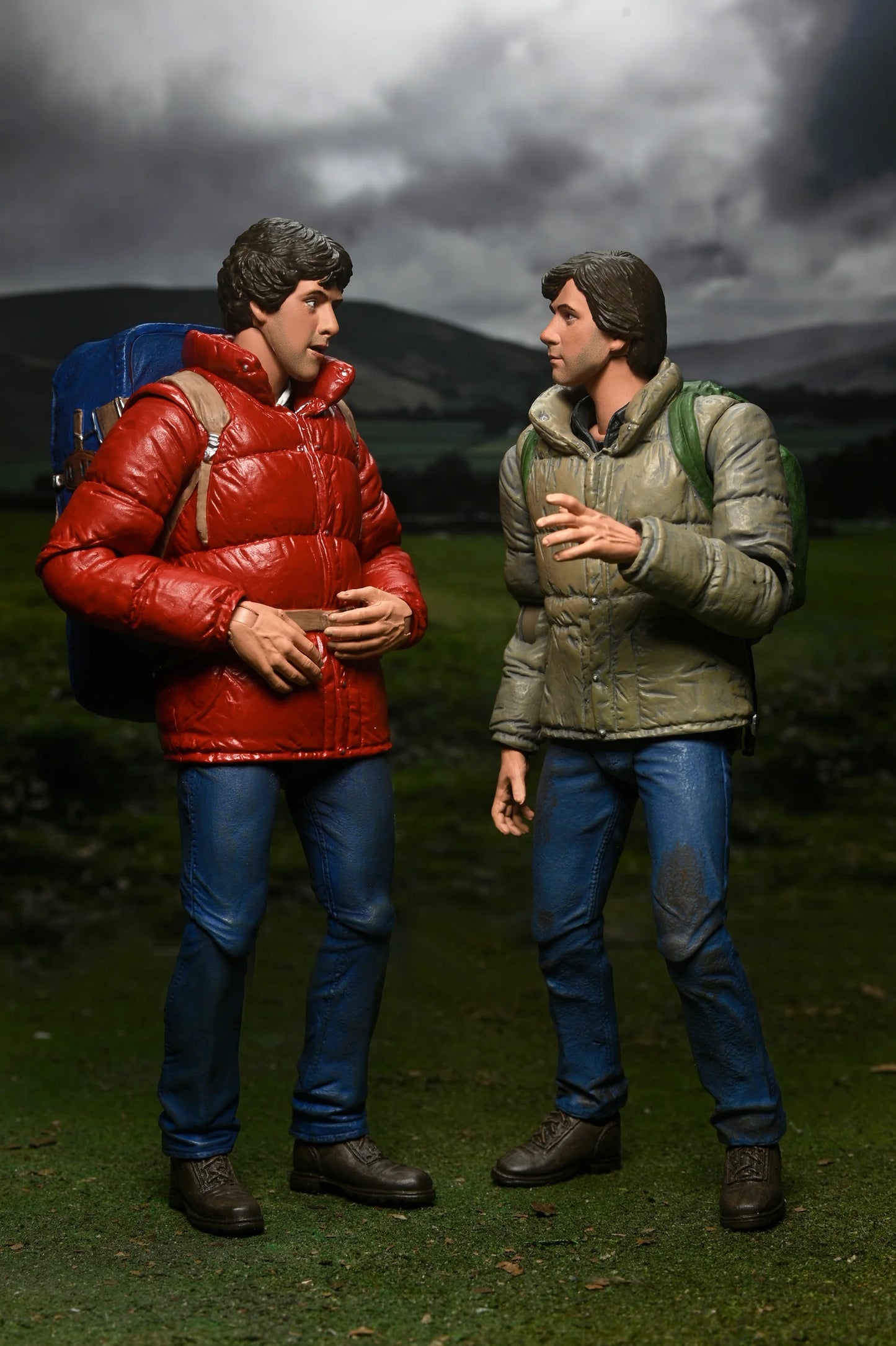 NECA Ultimate Hombre Lobo Americano en Londres -Jack y David