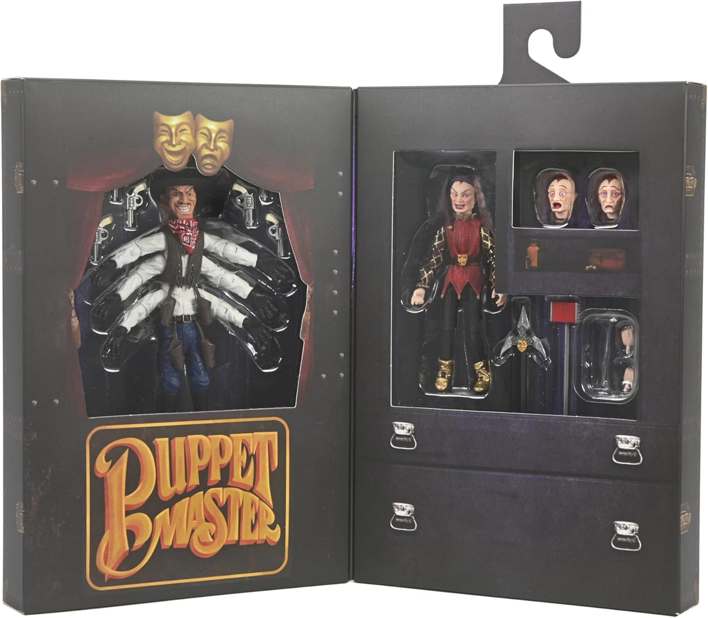NECA Ultimate Puppet Master - Six shooter y Jester 2 pack