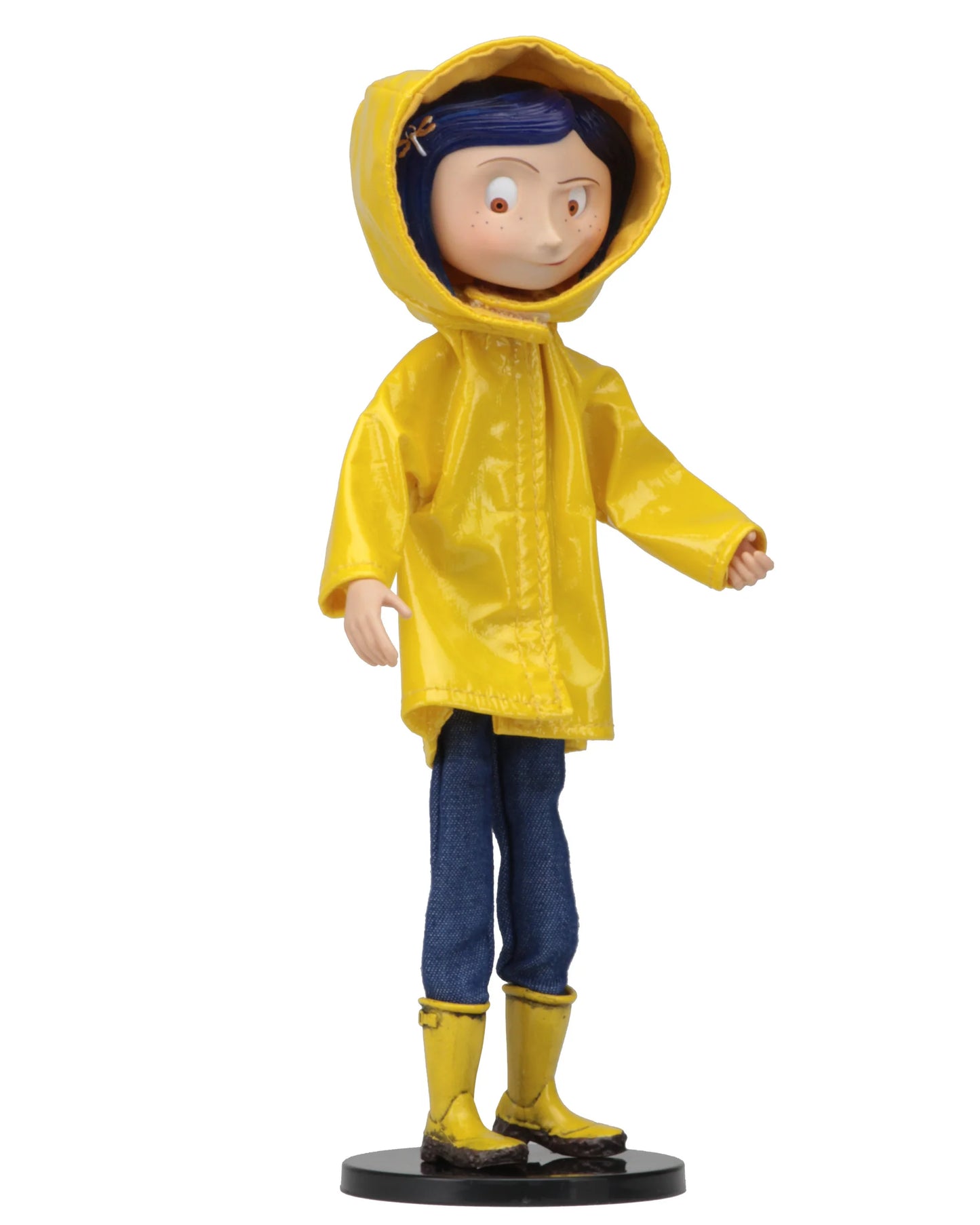 NECA Coraline con impermeable