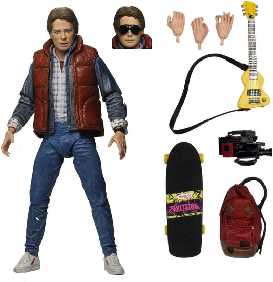 NECA Ultimate Volver al Futuro - Marty Mcfly guitarra amarilla
