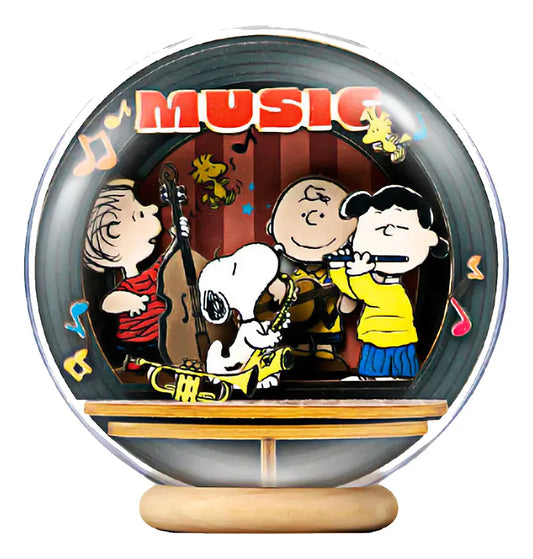 Puremind Snoopy Night of Music Wooden Crystal Ball