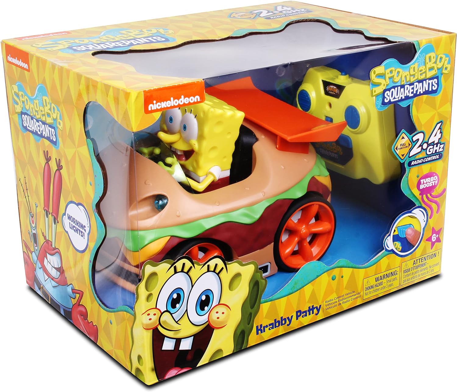 Nickelodeon vehículo control remoto Bob Esponja