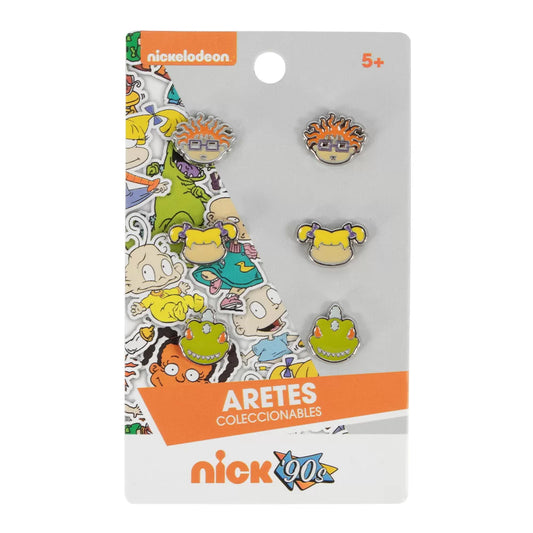 Geek Industry Aretes Rugrats (Carlitos, Angelica Y Reptar)