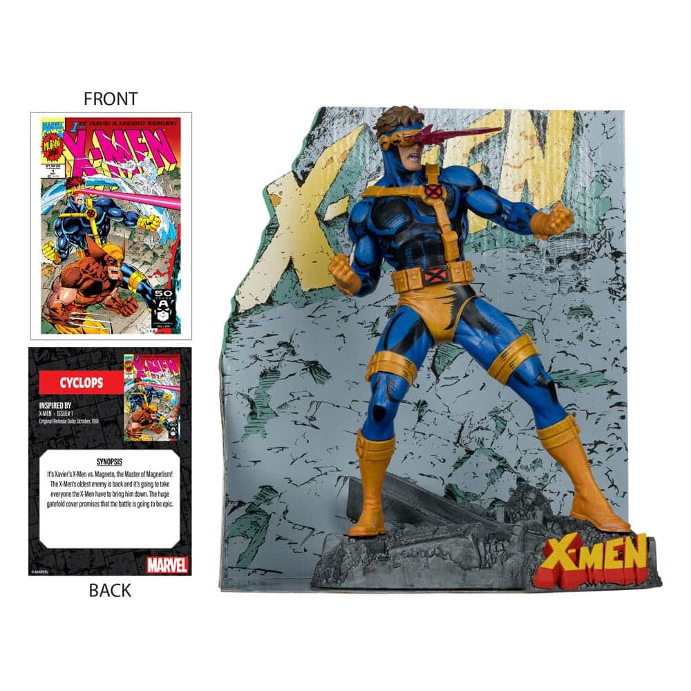 Mcfarlane Marvel Collection: X Men Num 1 - Cyclops Escala 1/10