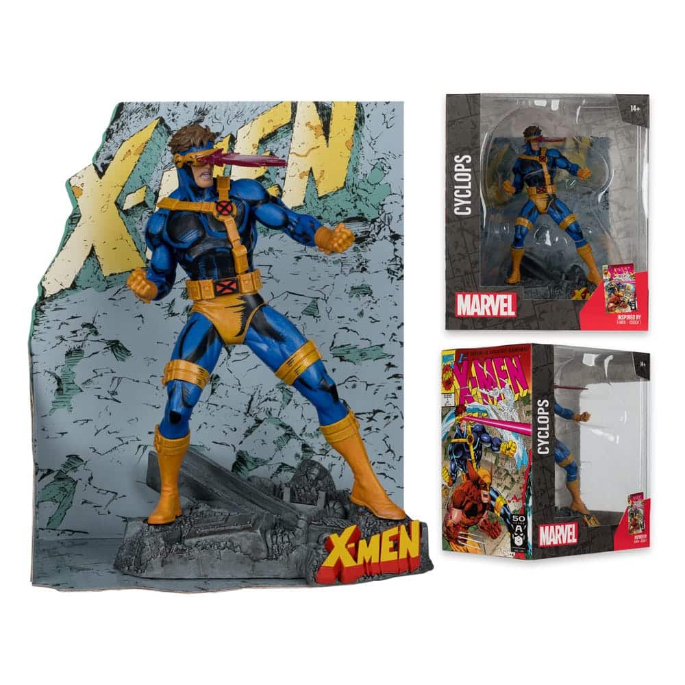 Mcfarlane Marvel Collection: X Men Num 1 - Cyclops Escala 1/10