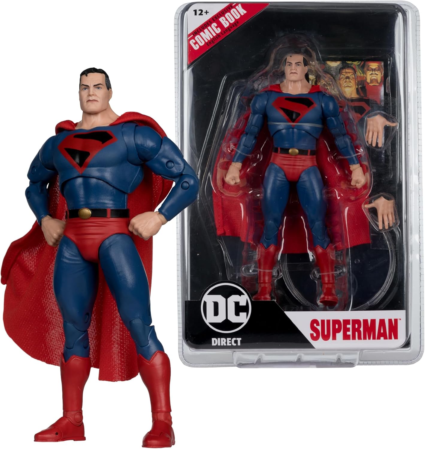 Mcfarlane Dc Direct Page Pauchers: Dc Comics - Superman Kingdom Come Con Comic