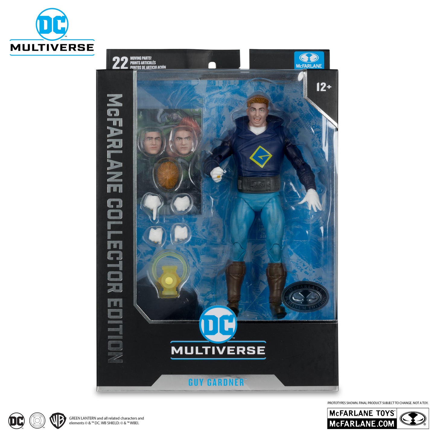 Mcfarlane Collector Edition: Dc Comics - Green Lantern Guy Gardner Edición Especial Platinum