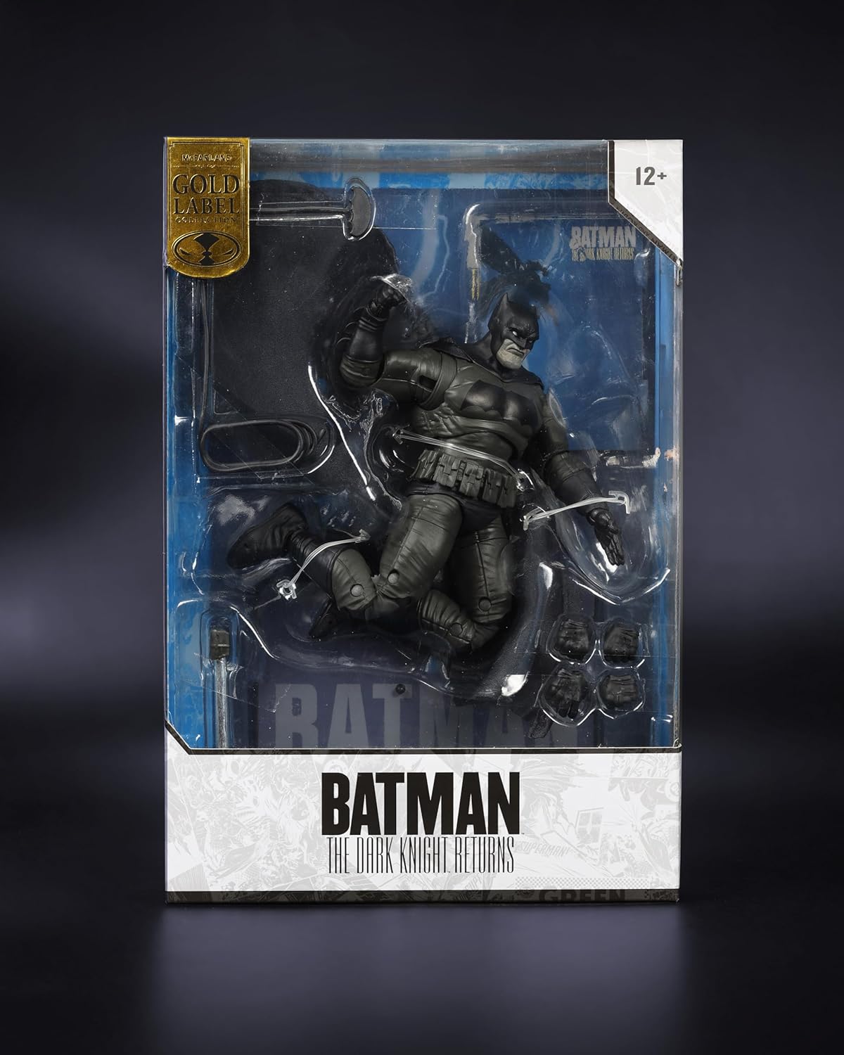 Mcfarlane Dc Multiverse Cover Recreations: Batman The Dark Knight Returns - Batman Gold Label