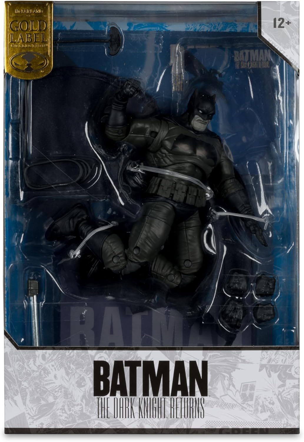 Mcfarlane Dc Multiverse Cover Recreations: Batman The Dark Knight Returns - Batman Gold Label