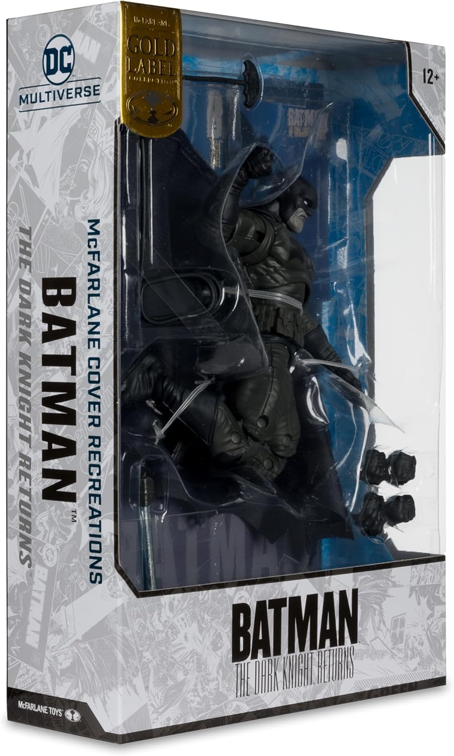 Mcfarlane Dc Multiverse Cover Recreations: Batman The Dark Knight Returns - Batman Gold Label