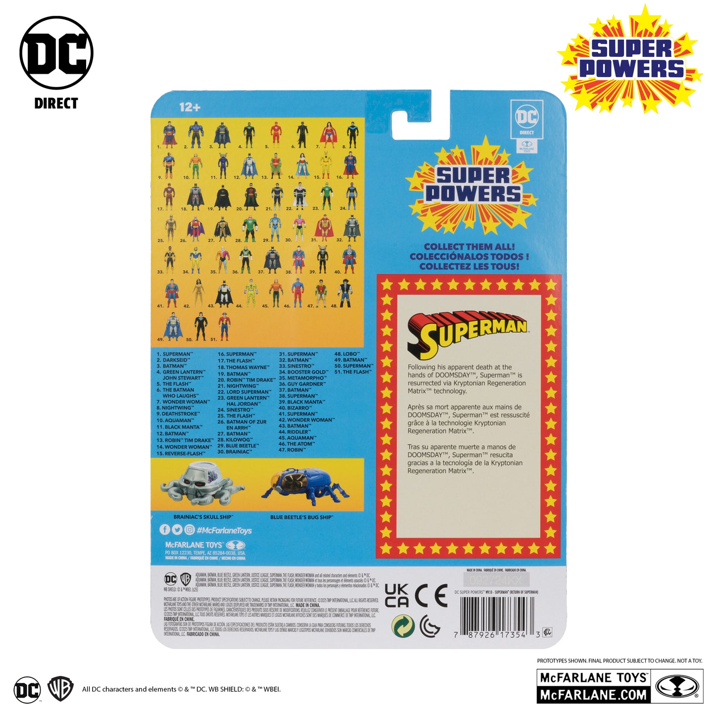 McFarlane Dc Direct Super Powers: DC Return Of Superman - Superman
