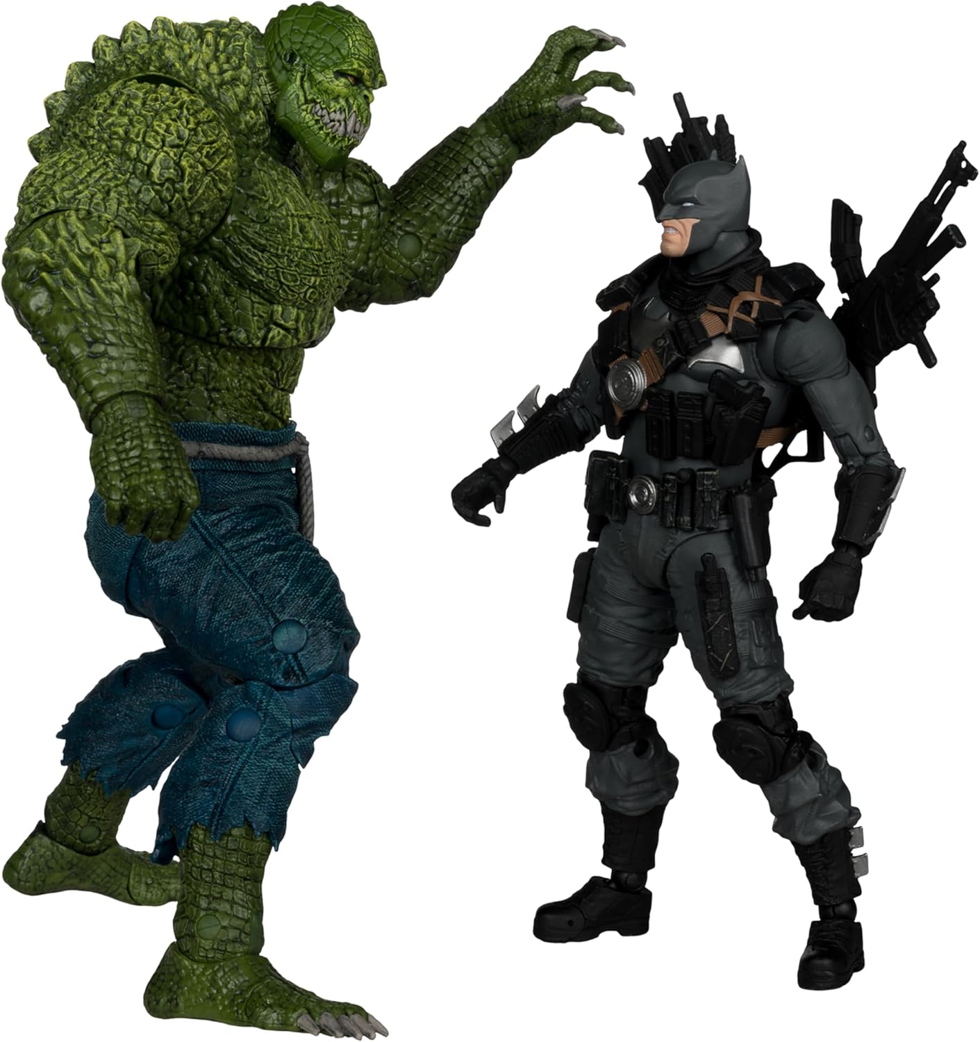 Mcfarlane Collector Edition: Dc Dark Multiverse - Batman The Grim Knight Vs Killer Croc 2 Pack