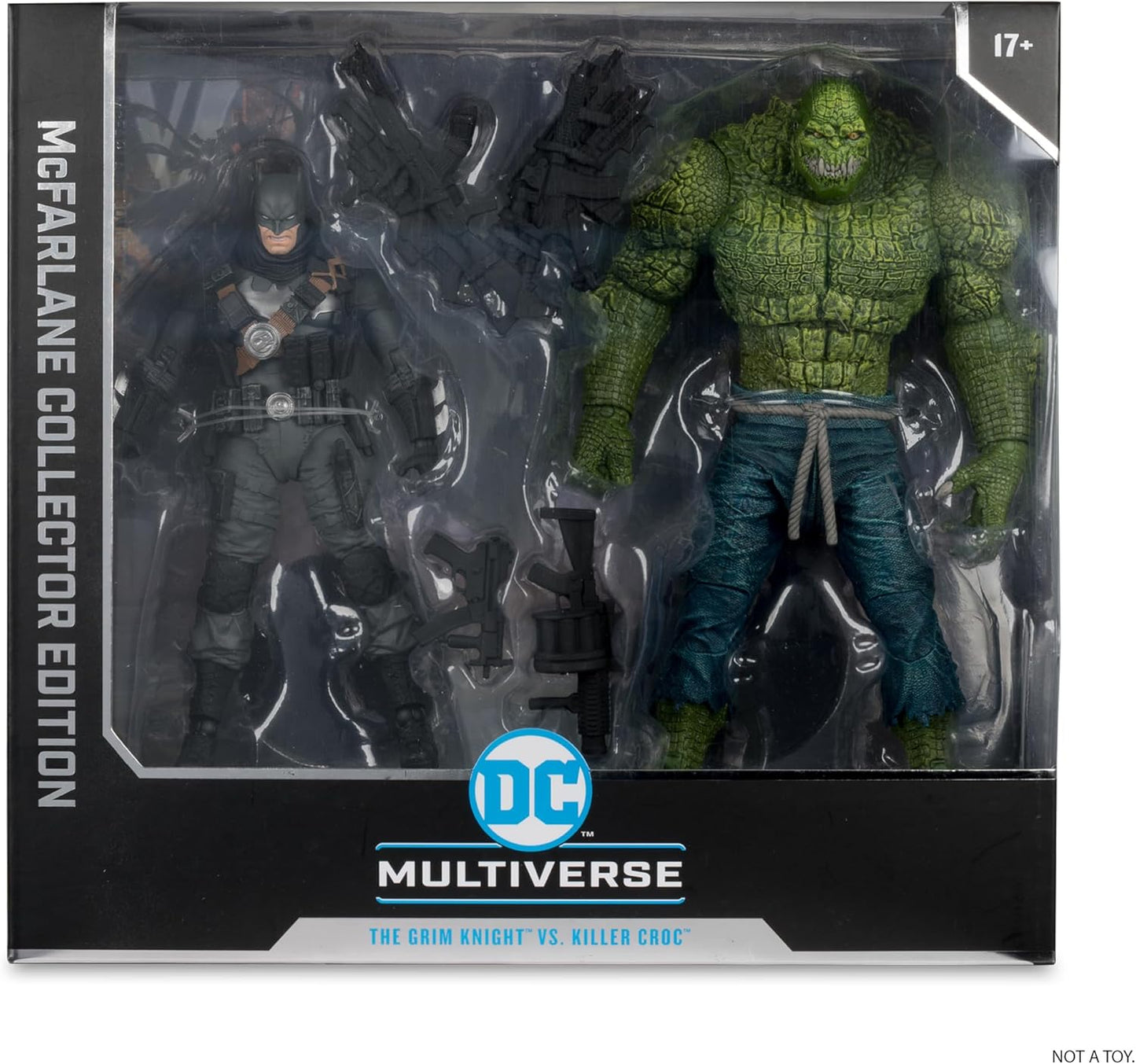 Mcfarlane Collector Edition: Dc Dark Multiverse - Batman The Grim Knight Vs Killer Croc 2 Pack