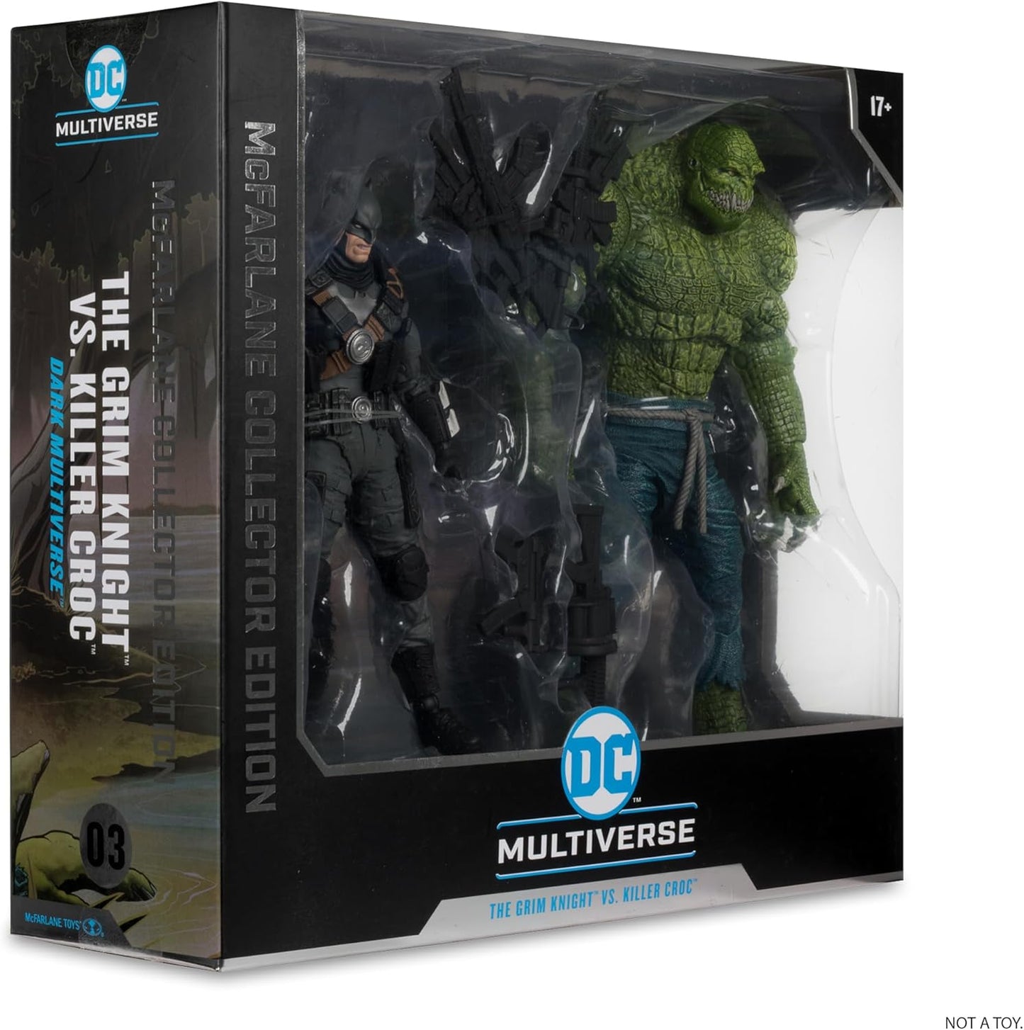 Mcfarlane Collector Edition: Dc Dark Multiverse - Batman The Grim Knight Vs Killer Croc 2 Pack