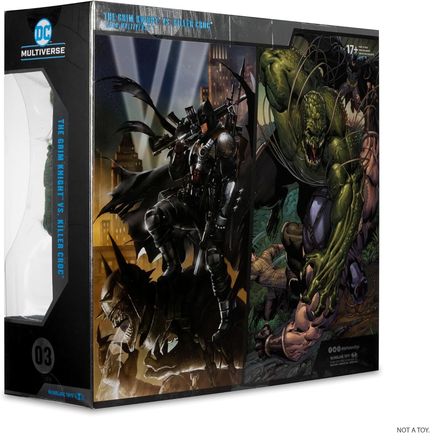 Mcfarlane Collector Edition: Dc Dark Multiverse - Batman The Grim Knight Vs Killer Croc 2 Pack