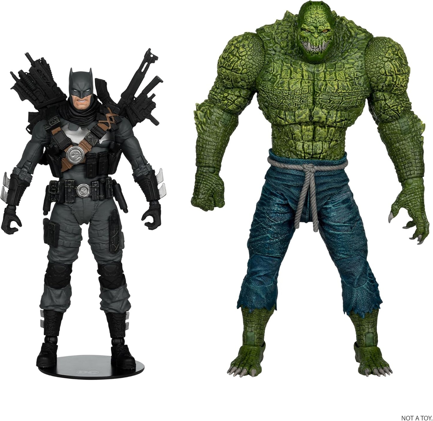 Mcfarlane Collector Edition: Dc Dark Multiverse - Batman The Grim Knight Vs Killer Croc 2 Pack