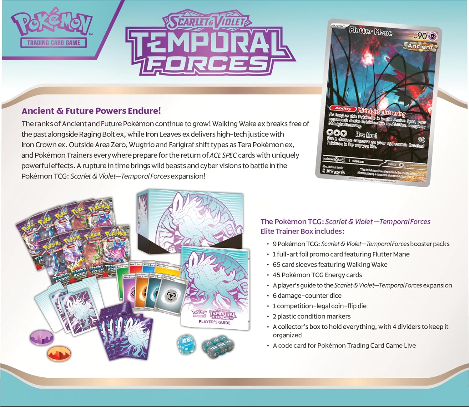 Pokemon TCG: Scarlet & Violet—Temporal Forces Elite Trainer Box
