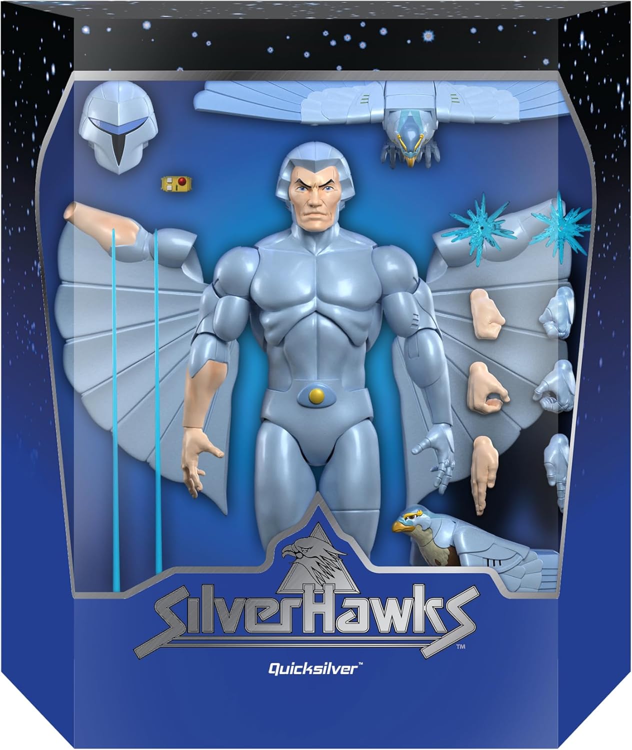 Super 7 Ultimate Quick silver Alcones Galácticos