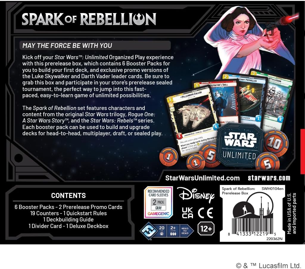 Star Wars TCG: Unlimited TCG Spark of Rebellion