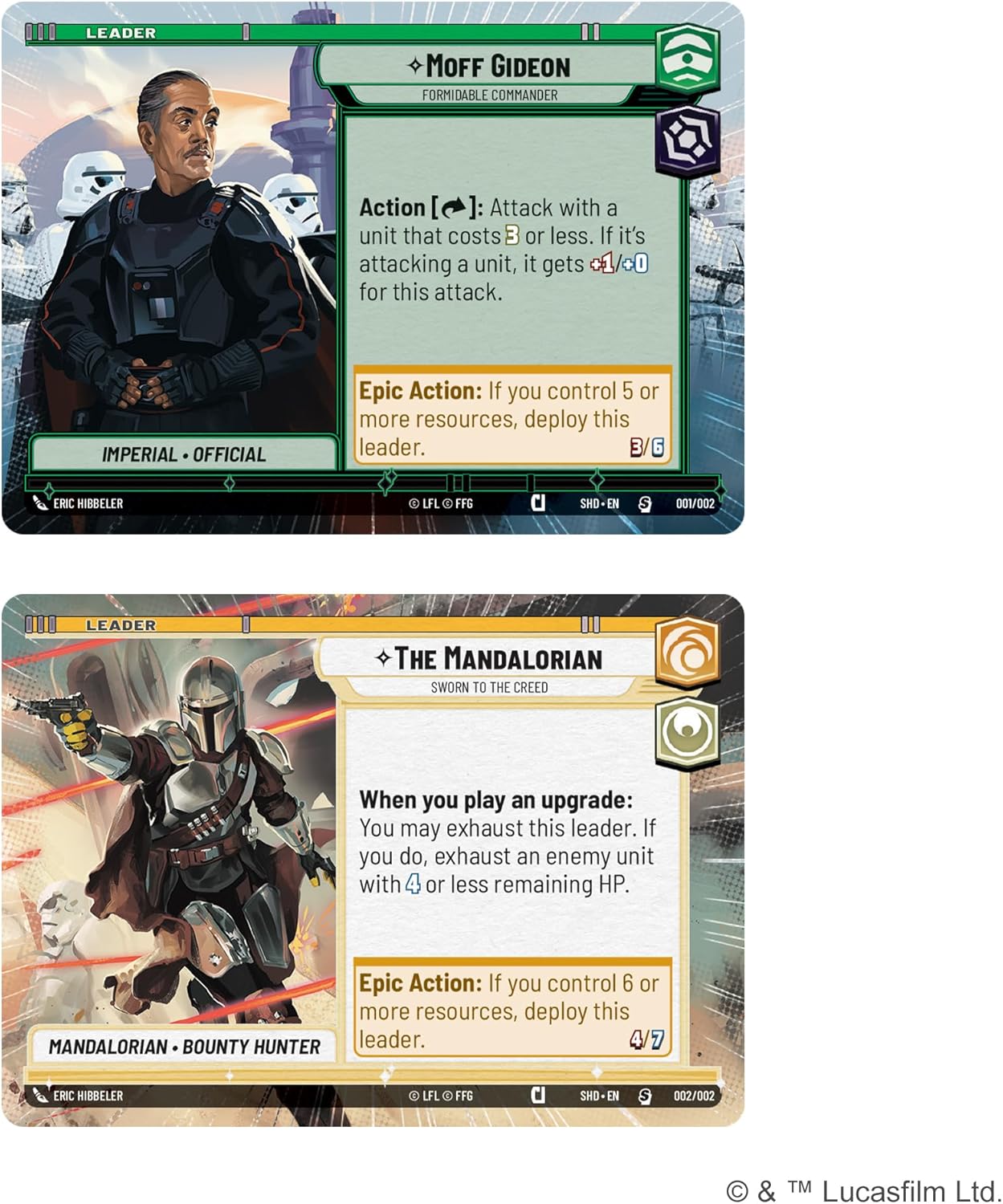 Star wars TCG Unlimited Shadows of the Galaxy Prerelease