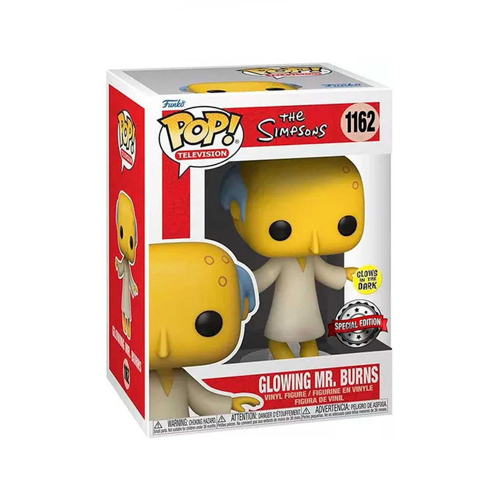 Funko Pop: Los Simpsons - Mr Burns Glowing Exclusivo Glows in the dark