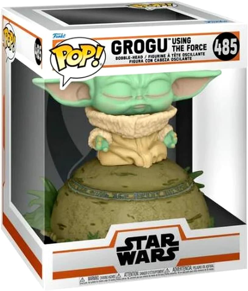 Funko Pop Star Wars Grogu usando La Fuerza 6"