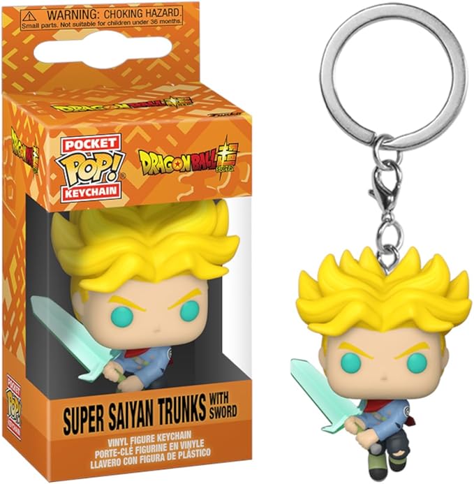 Funko Pop llavero: Super Sayan Trunks