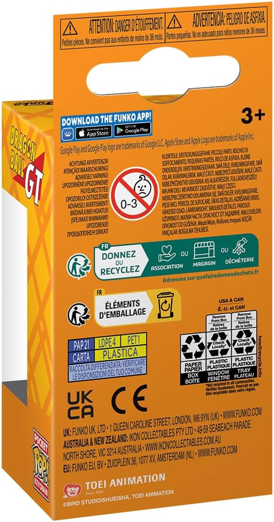 Funko Pop Llavero: Dragon Ball GT - Trunks