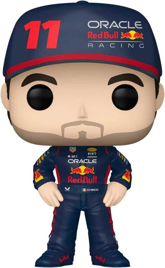 Funko Pop Racing: Sergio Perez con gorra - Red Bull F1