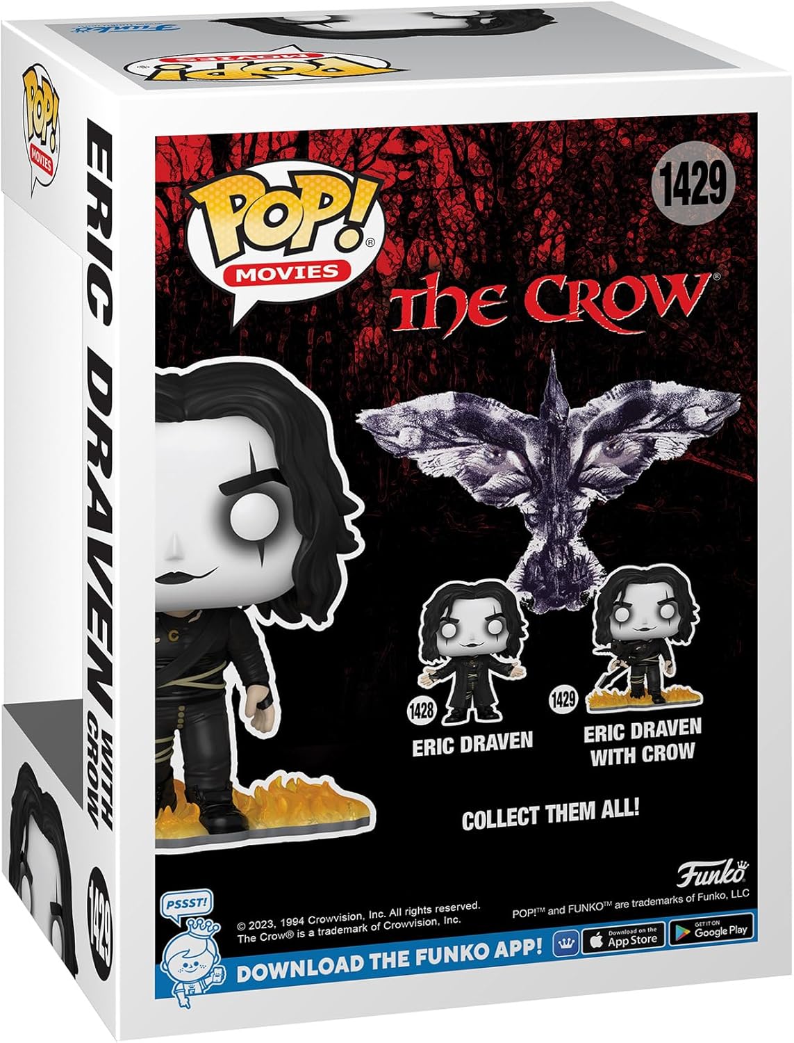 Funko Pop Movies: The Crow Eric Con Cuervo