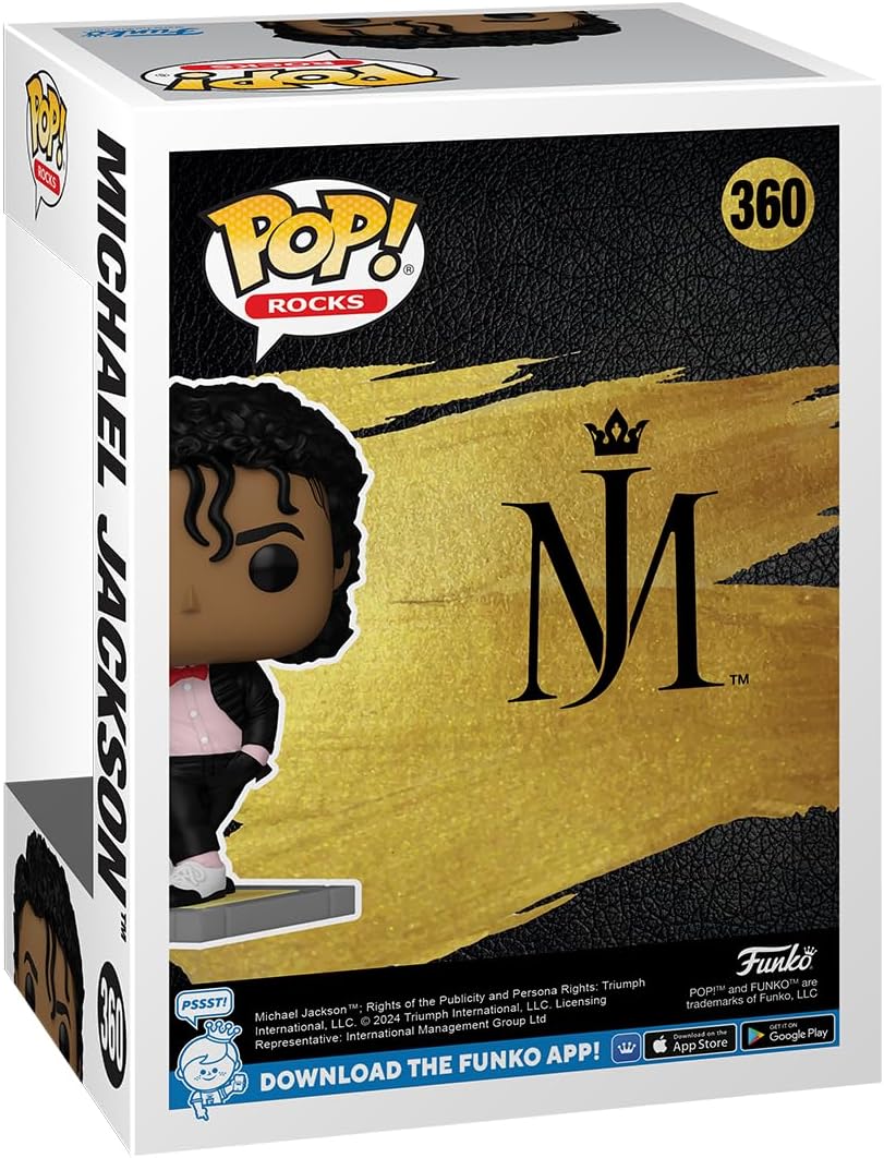 Funko Pop Rocks: Michael Jackson- Michael Jackson Billie Jean