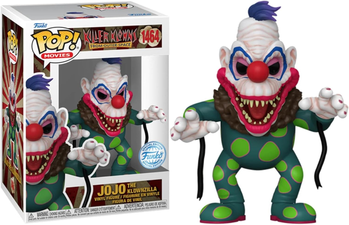 Funko Pop Movies: Killer Klowns from Outer Space - JoJo con cuerdas Exclusive