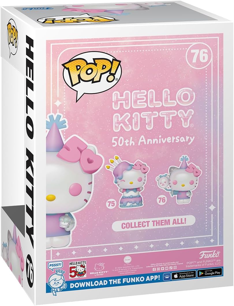 Funko Pop Sanrio: Hello Kitty 50 Aniversario - Hello Kitty Con Globos