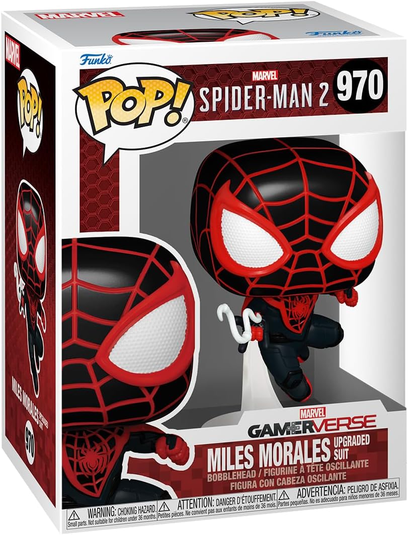 Funko Pop Marvel: Spider-Man 2 - Miles Morales Upgraded Suit