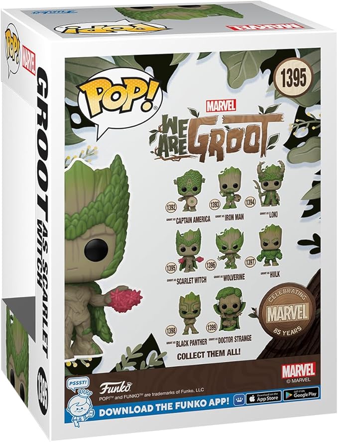Funko Pop Marvel: Todos Somos Groot - Bruja Escarlata