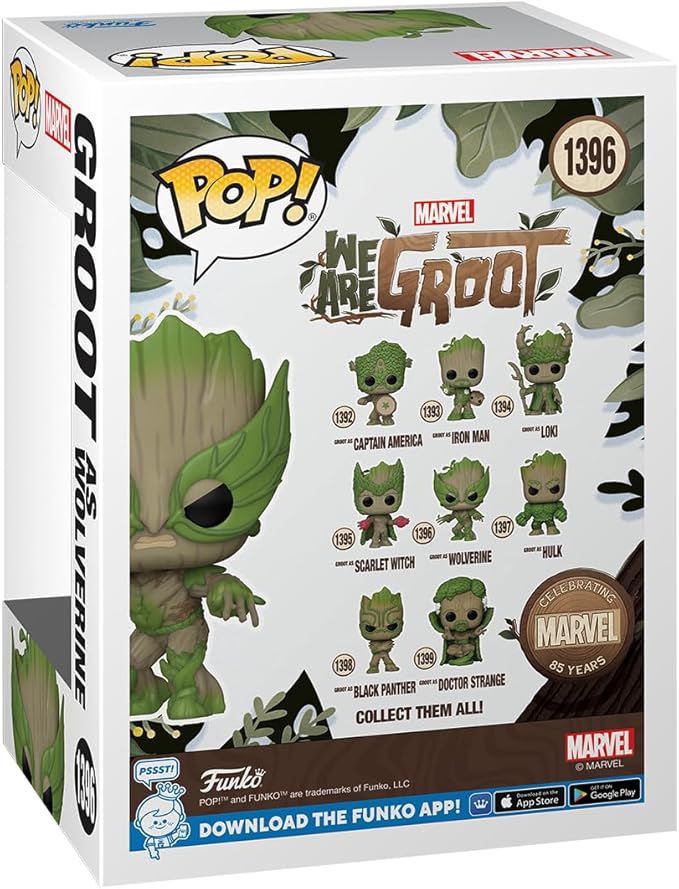 Funko Pop Marvel: Todos Somos Groot - Wolverine