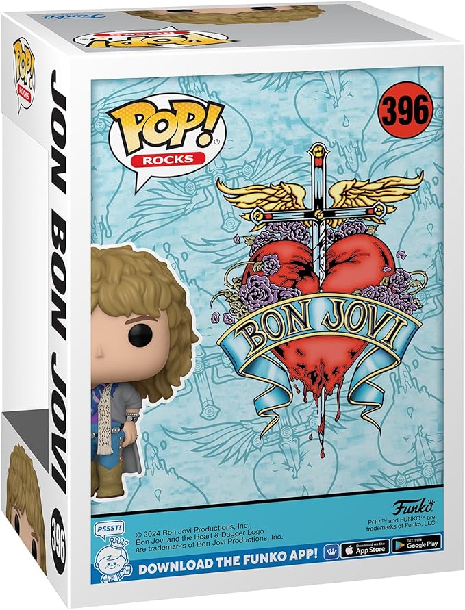 Funko Pop Rocks: Bon Jovi - Jon Bon Jovi 1980