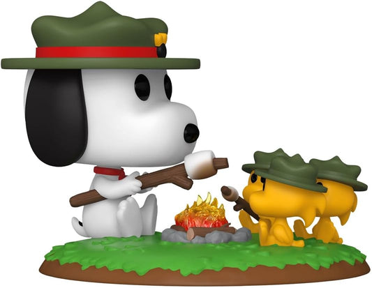 Funko Pop: Peanuts - Snoopy con Woodstock Acampando 6"