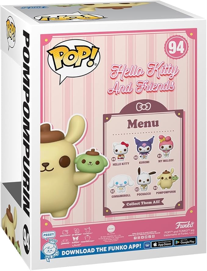 Funko Pop Sanrio: Pompompurin con Postre
