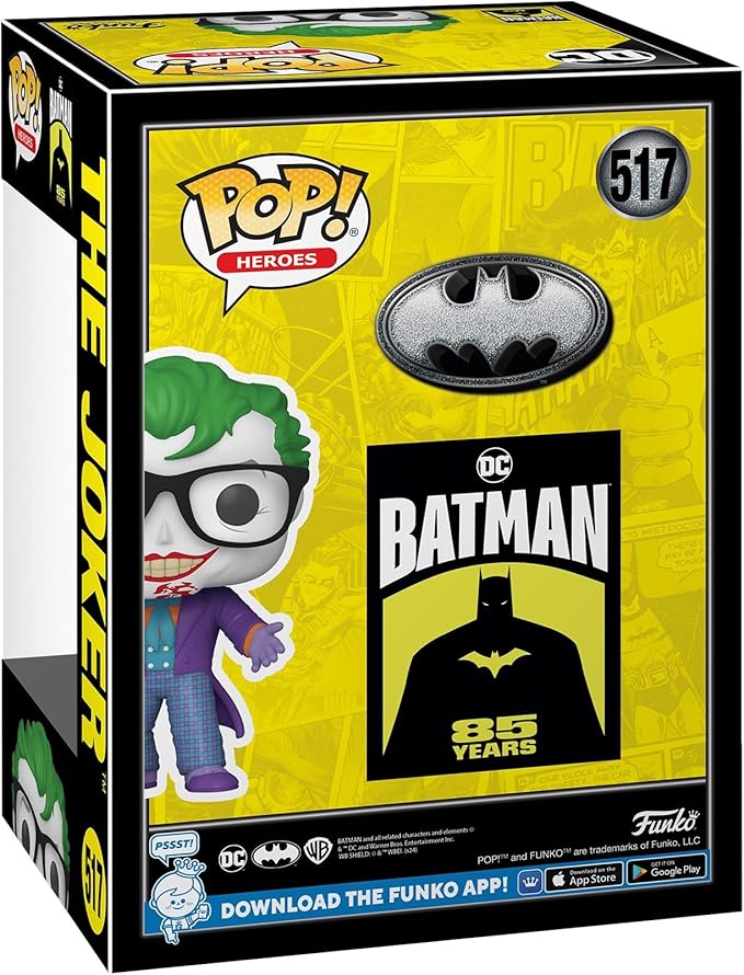 Funko Pop: DC Batman 85 Aniversario - Joker con dientes falsos