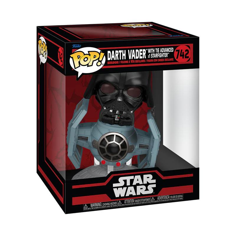 Funko Pop: Star Wars The Dark Side - Tie Fighter Avanzado Con Vader 6"