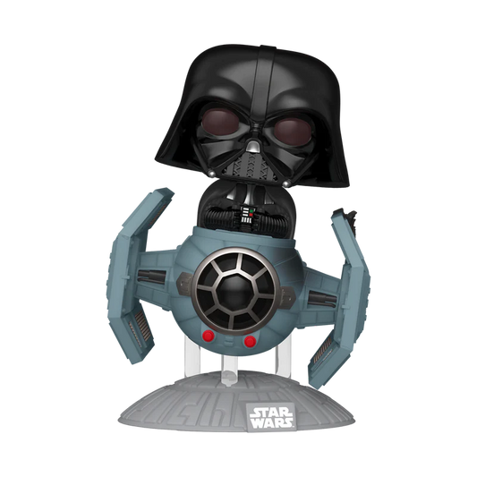Funko Pop: Star Wars The Dark Side - Tie Fighter Avanzado Con Vader 6"