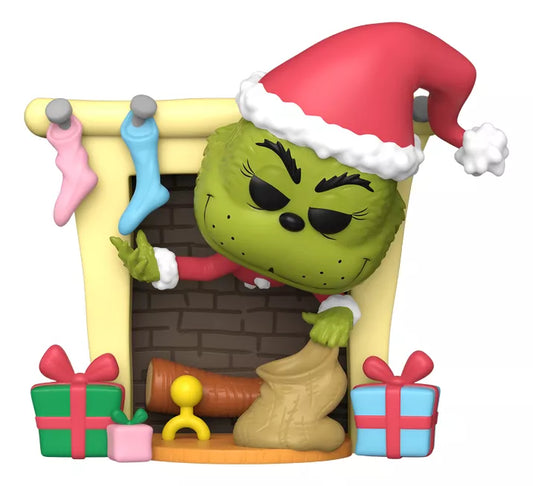Funko Pop: El Grinch En Chimenea 6"