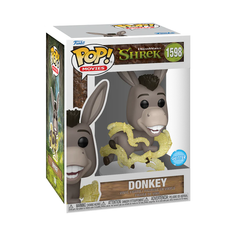 Funko Pop Movies: Shrek DreamWorks 30 Aniversario - Burro Glitter