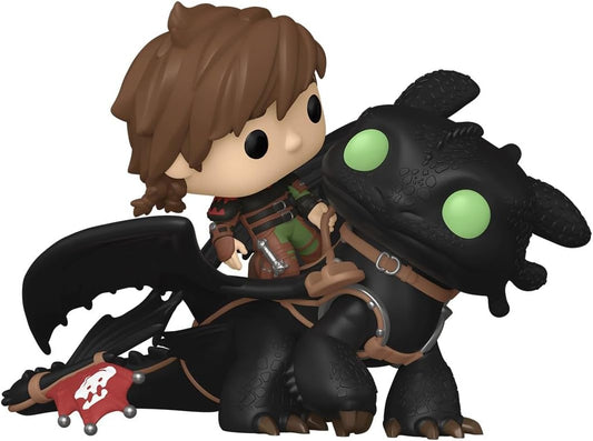 Funko Pop Rides Deluxe: Como Entrenar A Tu Dragon - Hipo con Chimuelo